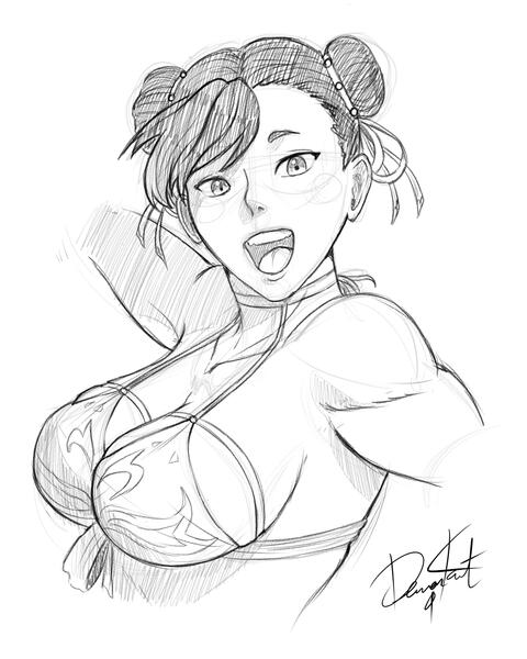 Street Fighter - Chun-Li Fan Sketch